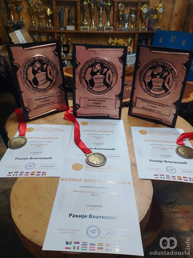 Četiri medalje za Rakije Vlatković Veliki uspeh Apatinaca u Istočnom Sarajevu