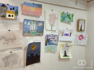 Dečiji radovi u Maloj galeriji KC "Laza Kostić"