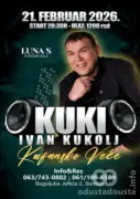 Kafansko Veče U Somboru: Ivan Kukolj Kuki Nastupa U Svečanoj Sali Luna S