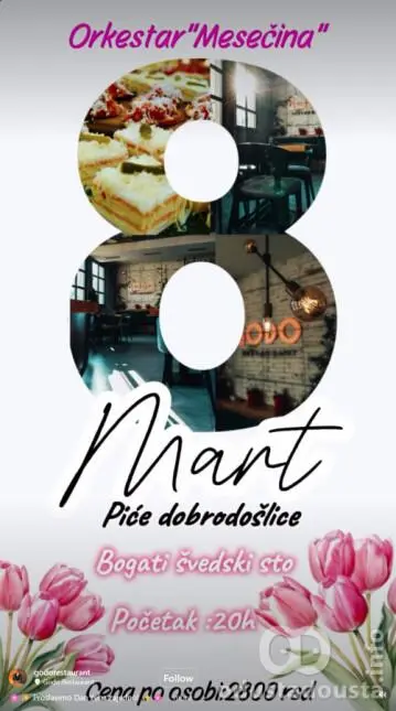 Nezaboravna proslava 8. marta u Godo Restaurantu