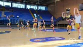 Zagrevanje "Jokerovih" pionira