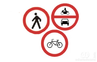 Zabrana saobraćaja za motorna vozila, bicikliste i pešake