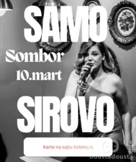 Plakat "Samo sirovo"