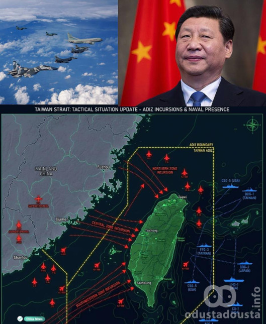 Kina pojačala vojno prisustvo oko Tajvana, raste globalna zabrinutost