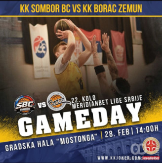 Najava utakmice Sombor BC - Borac