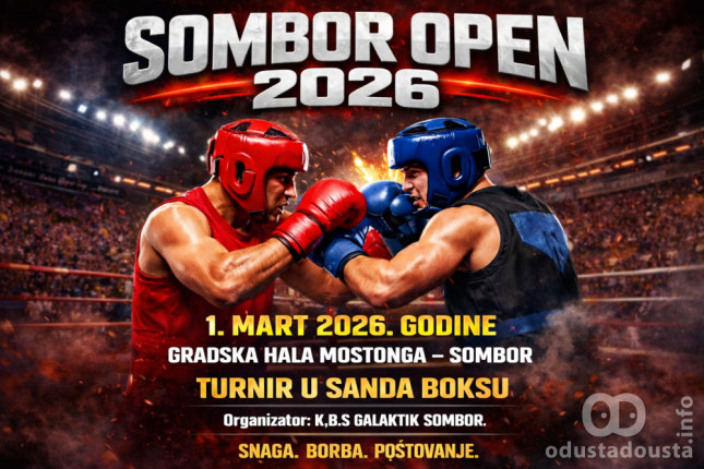 Sombor domaćin „Sombor Open 2026“ turnira