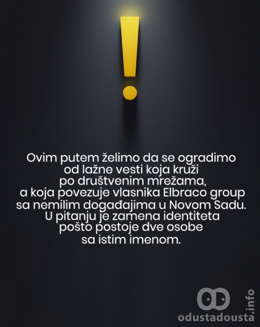 DEMANTI: Dragan Bračika i Elbraco Group žrtve zamene identiteta na društvenim mrežama