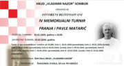 IV MEMORIJALNI TURNIR FRANJA i PAVLE MATARIĆ