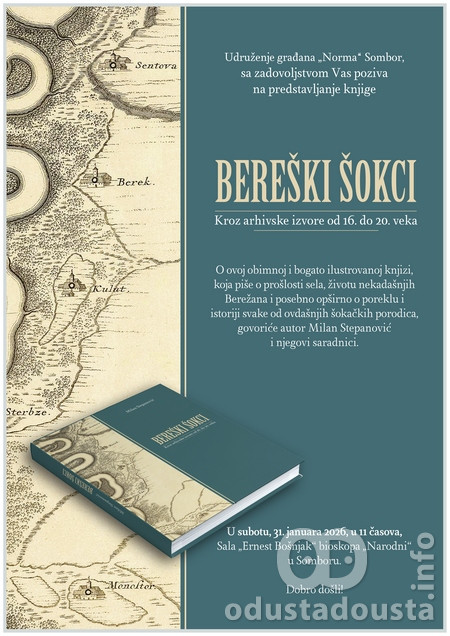Predstavljanje knjige „Bereški Šokci“ Milana Stepanovića u Somboru
