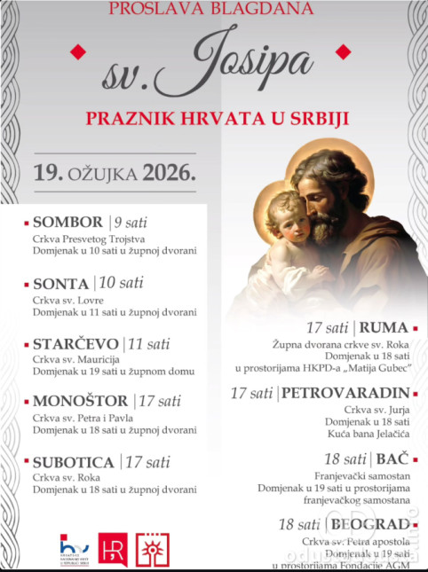 Hrvatska Zajednica U Somboru Slavi Svetog Josipa: Nacionalni Praznik Uz Svečanu Misu I Zvanice