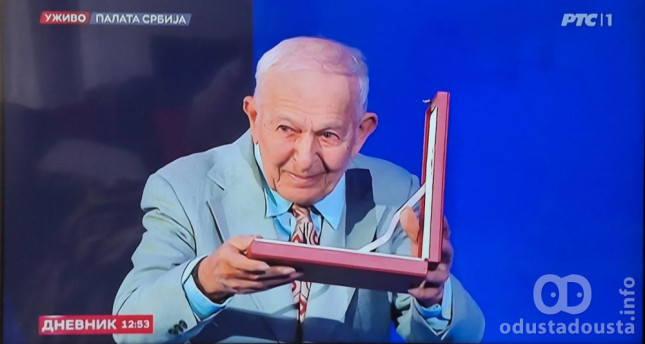 Tako to rade Čonopljanci: Čika Dušan Pejin na Sretenje odlikovan Karađorđevom zvezdom