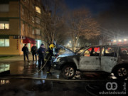 VEČE STRAHA U SOMBORU: Automobil planuo dok je grad bio pun ljudi!